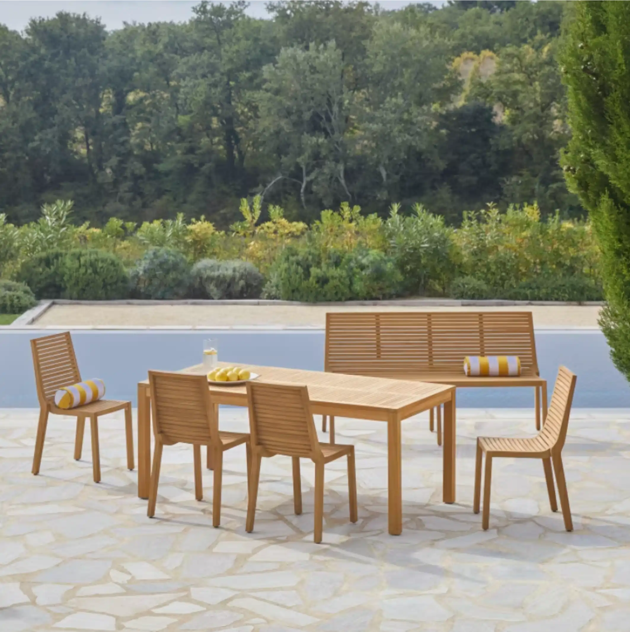 Exterior, Teca, Comedor, Mesa, Muebles Coffee