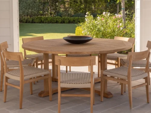 Mesa, Comedor, Exterior, Teca, Madera, Maciza, Muebles Coffee