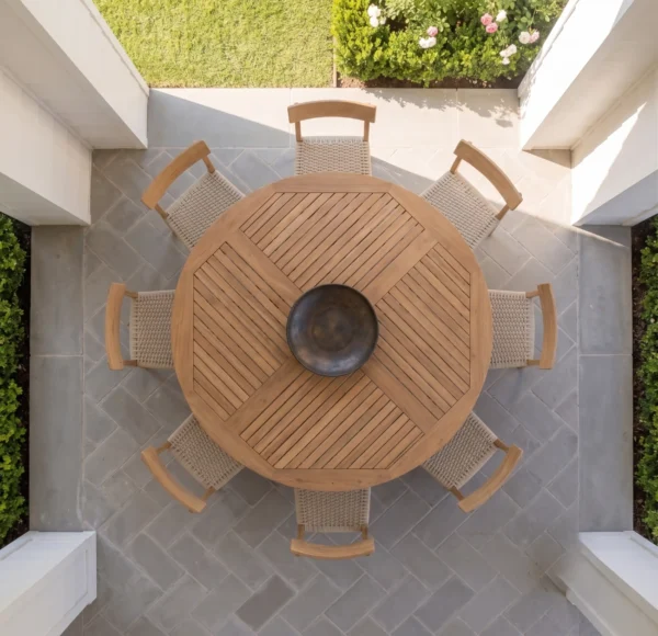 Mesa, Comedor, Exterior, Teca, Madera, Maciza, Muebles Coffee