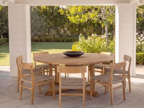 Mesa, Comedor, Exterior, Teca, Madera, Maciza, Muebles Coffee