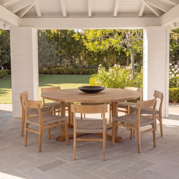 Mesa, Comedor, Exterior, Teca, Madera, Maciza, Muebles Coffee