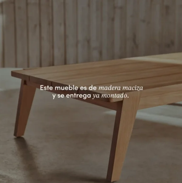 Mesa, Centro, Teca, Madera, Maciza, Muebles Coffee