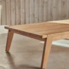 Mesa, Centro, Teca, Madera, Maciza, Muebles Coffee