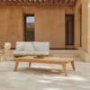 Mesa, Centro, Teca, Madera, Maciza, Muebles Coffee