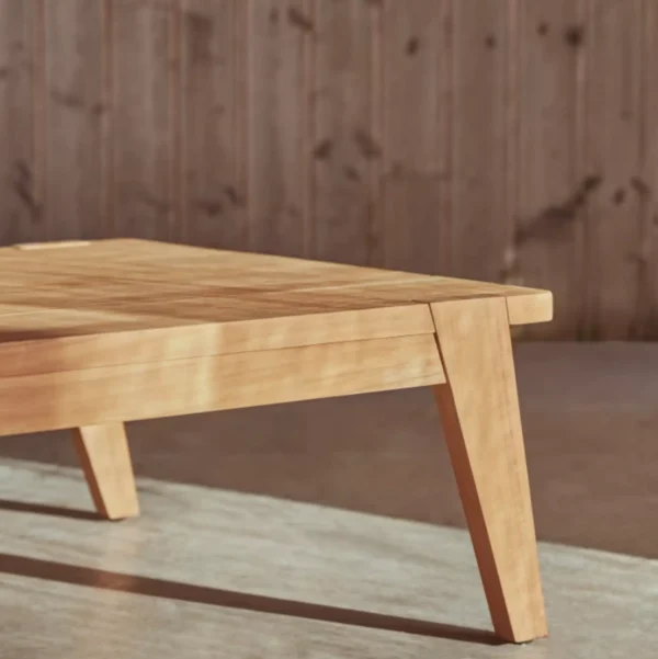 Mesa, Centro, Teca, Madera, Maciza, Muebles Coffee