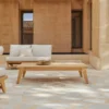 Mesa, Centro, Teca, Madera, Maciza, Muebles Coffee