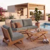 Sillon, Teca, Madera, Exterior,