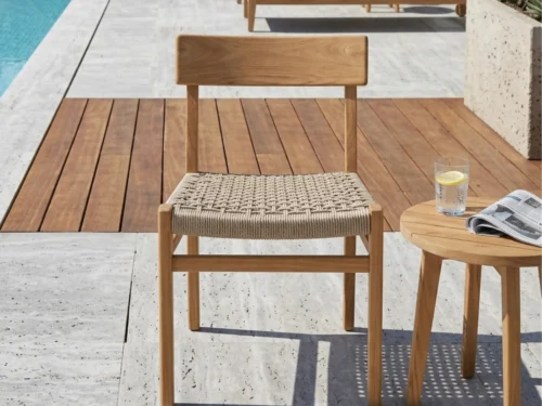 Silla, Exterior, Teca, Cordon Nautico, Muebles Coffee